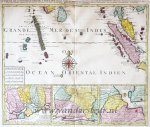 Jaillot, Alexis Hubert (1632-1712) - [Cartography, 1756] Map of Ceylon, Malaysia, Maledives, Sumatra: Grande Mer des Indes ou Ocean Oriental Indien, 1 p.