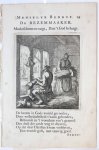 Jan Luyken (1649-1712) and Caspar Luyken (1672-1708) - [Antique print, etching] De Bezemmaaker/The Broom Maker, published ca. 1718.