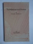 Shewring, Walter. - Translations and poems.