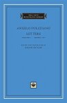 Poliziano, Angelo - Angelo Poliziano Letters: Volume 1 Books I-IV, Edited and translated By Shane Butler