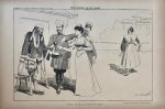 Braakensiek, Johan (1858-1940) - [Original lithograph/lithografie by Johan Braakensiek] Een pleister op de wond, 19 Mei 1895, 1 pp.