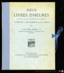 GHEYN, J. van den - Deux livres d'heures (nos. 10767 et 11051 de la Bibliothèque royale de Belgique) attribués à l'enlumineur Jacques Coene par J. van den Gheyn.