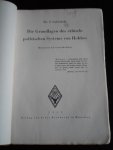 Lubienski, Dr.Z. - Die Grundlagen des etisch-politischen Systems von Hobbes