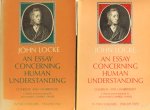 LOCKE, J. - An essay concerning human understanding. Collated and annotated, with prolegomena, biographical, critical, and historical by A.C. Fraser in two volumes. Complete in 2 volumes.