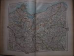 Scobel, A.. - Velhagen & Klasings neuer Volks- und Familien Atlas in 102 Kartenseiten.