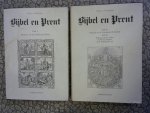 Poortman Wilco C. - Bijbel en Prent. Deel I +  Deel IIa / Deel IIb ( 3dln. in 2 bndn.)