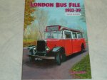 Ken Glazier. - London Bus File 1933-39. Single Deckers