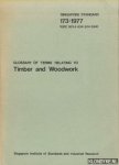 Diverse auteurs - Glossary of terms relating to Timber and Woodwork. Singapore standard 173:1977 (UDC 001,4 634 674 694)