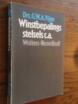 Vijge, Drs. G.W.A. - Winstbepalingsstelsels c.a.