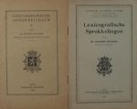 Willems, Leonard. - Lexicografische sprokkelingen (I-V).