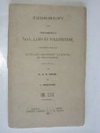 Louw,  P.J.F. & H.Hoetink, onder redactie van - Tijdschrift voor Indische Taal-Land-en Volkenkunde, deel XXXIX, 1895, aflevering 1