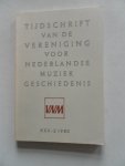 Elders, Willem Redacteur e.a. - Tijdschrift van de Vereniging  voor Nederlandse Muziekgeschiedenis Deel XXX - 2 1980