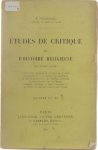 Elphège Vacandard - Etudes de critique et d'histoire religieuse. Deuxième série