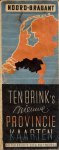 Niet vermeld - Noord-Brabant Ten Brink's nieuwe provincie kaarten