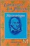 Lorenzo da Ponte, Antonius Jozef Maria Haakman - Herinneringen