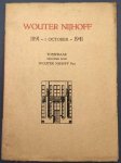 NIJHOFF Pzn, Wouter. - Wouter Nijhoff 1891 - 1 october - 1941. Toespraak.