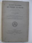 Tondini, C. - Règlement ecclésiastique de Pierre le Grand. Traduit en français sur le russe avec introduction et notes par le R.P.C. Tondini.