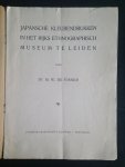 Visser, Dr.M.W. de - Japansche Kleurendrukken in het Rijks Ethnograpisch Museum te Leiden, Overdruk Elseviers’s Geillustreerd Maandschrift IX