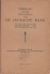 President van de Javasche Bank (Mr dr G.G. van Buttingha Wichers) - Verslag van de president en van de raad van commissarissen over het 104e boekjaar 1931 - 1932. Uitgebracht aan de algemene vergadering van aandeelhouders op 8  juli 1932
