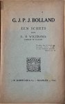 Wigersma, B. / Bolland, G.J.P.J. - G.J.P.J. BOLLAND een schets