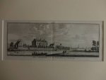 IJsselstein. - 't Huis 's Heerendyk en de stad Ysselstein in 't verschiet, 1744.