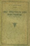 Goedewaagen, Dr. T. - Het spectrum der philosophie in de twintigste eeuw.