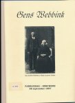 RM Webbink - Gens Webbink Familiedag - Enschede 28 september 1997 RM Webbink - Gens Webbink Familiedag - Enschede 28 september 1997