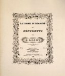 Liszt, Franz: - [R 153, 3] La torre di Biasone di Donizetti par F. Liszt. No. 9 (Les soirées Italiennes... No. 9)