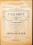 Falk, Armand: - Cazaret. Novelty dance invented by Prof. B. Durrans