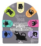  - Ed, the Cat â€“ Magnetische boekenlegger Yoga set van 7 met grappige kattenposes