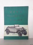 Diverse auteurs - Opel Viercylinder 1,2 L.: De auto voor u: Het goedkoopste rijgenot