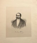 Spanier, E. - [Lithography, lithografie, 19th century] Portrait of (Leopold?) Von Limburg Stirum, lithographed by E. Spanier The Hague, 1 p.