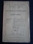  - Bulletin de la Societe des Etudes Coloniales et Maritimes