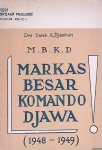 Djamhari, Drs Saleh A. - M.B.K.D Markas Besar Komando Djawa (1948-1949)