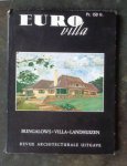  - eurovilla , bungalows villas landhuizen, revue architecturale uitgave no. 10
