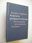 Heigl-Evers, Annelise / Lehman, B., vert.uit het duits - Analytische groepspsychotherapie. De ontwikkeling van methoden en technieken