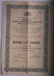 Antique stock. Aandeel. - NV Koninklijke Nederlandsche Handelsassociatie Blass & Groenewegen gevestigd te utrecht.