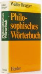 BRUGGER, W., (HRSG.) - Philosophisches Wörterbuch. Unter Mitwirkung der Professoren der philosophischen Fakultät der Hochschule für Philosophie, München, und anderer.