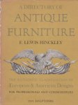 Hinckley,F.L. - A directory op antique furniture