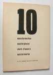 N.A. - 10 meesterwerken masterpieces chefs d'oeuvre meisterwerke uit het stedelijk museum te amsterdam