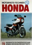 Pete Shoemark - Motorfiets-techniek Honda Reparatie en onderhoud aan Honda CBX400 & CBX550F en FII