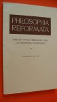 Redactie - Philosophia Reformata ( orgaan van de ver. voor Calvinistische Wijsbegeerte)I.Kant en Dooyeweerd,Wissen und glauben