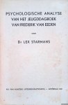 Starmans, A.H. - Psychologische analyse van het jeugddagboek van Frederik van Eeden