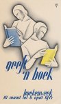 (BOEKENWEEK 1935) - Geeft 'n boek. (Boekenweekzegel 1935).