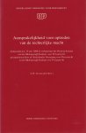 A.W. Jongbloed (red.) - Aansprakelijkheid voor optreden van de rechterlijke macht.