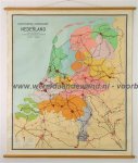 Eibergen, P. - Eenvoudige wandkaart van Nederland