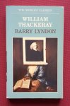 thackeray, william makepeace - memoirs of barry lyndon, esq, the (the world's classics)	[titel op kaft: barry lyndon]
