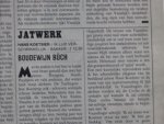  - Hollands Diep nr 18, Cultureel opinieblad, Virginia Woolf als werkende vrouw, Jatwerk van Boudewijn Büch