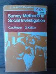 MOSER & KALTON - Survey methods in social investigation