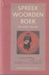 Cox, H.L. - Spreekwoordenboek in vier talen. Nederlands, Frans, Duits, Engels
